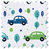 Leafy Lane, Aqua - Roller Blind